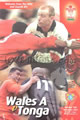 Wales A Tonga 2001 memorabilia